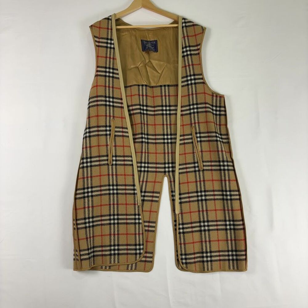 Burberrys Wool Zip Trench Coat - Picture 3 of 4